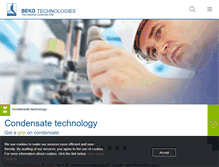 Tablet Screenshot of beko-technologies.com