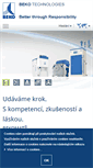 Mobile Screenshot of beko-technologies.cz